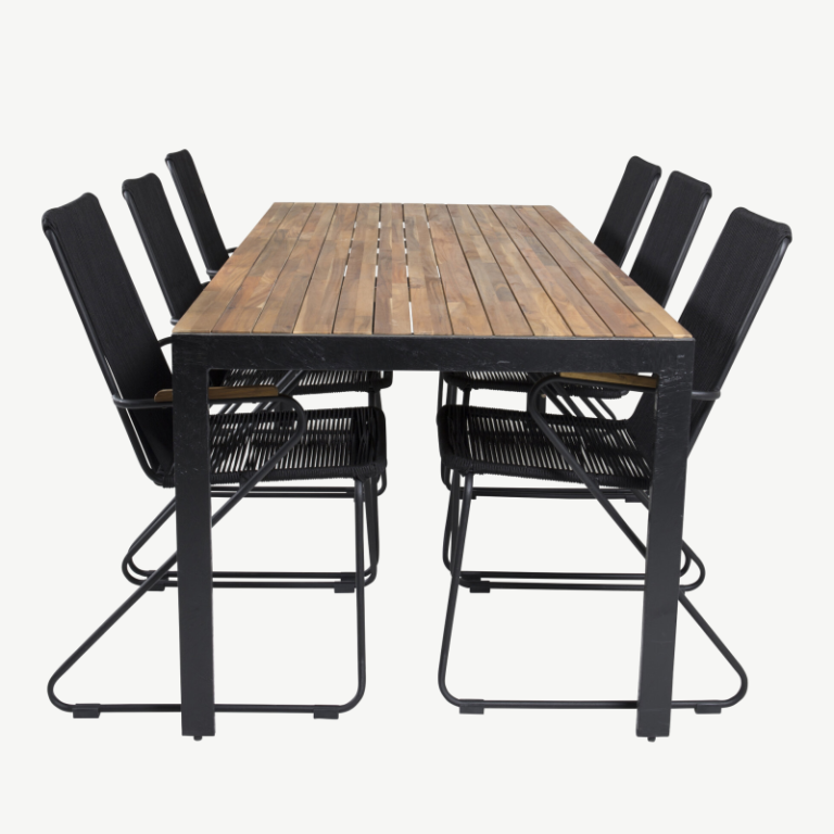 Akaatsiapuidust aia söögilaua komplekt Bois, GR18364 GR18364