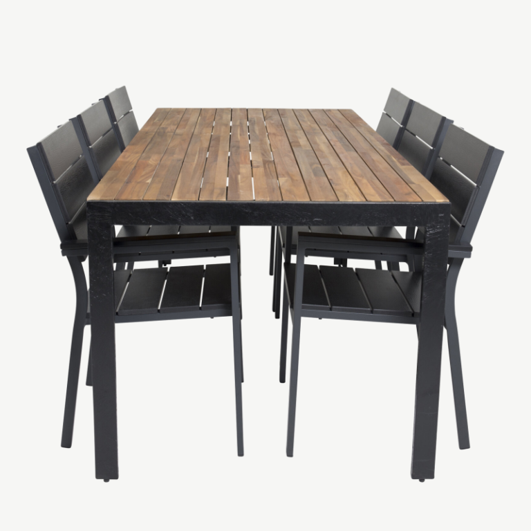 Akaatsiapuidust aia söögilaua komplekt Bois, GR18370 GR18370