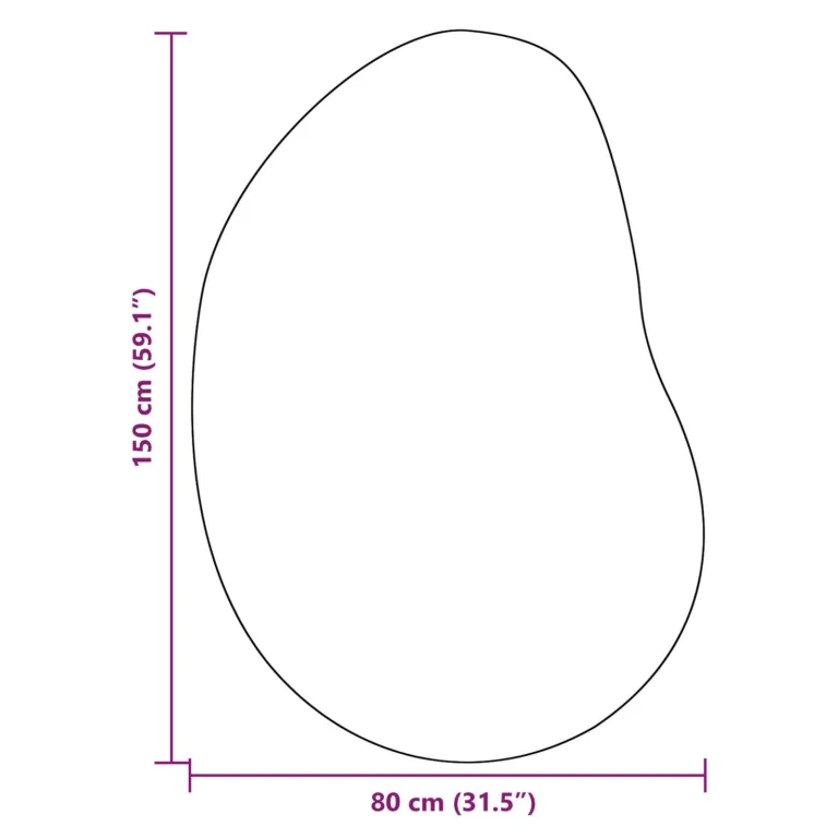 Alavaip Must 80x150 cm Polüester Libisemiskindel