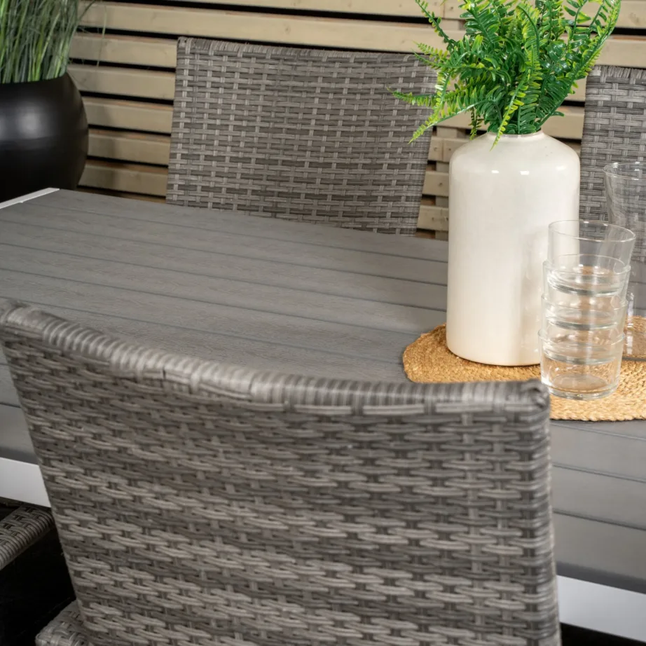 Alumiiniumist aia söögilaua komplekt Break-Anna, GR18745 – 8