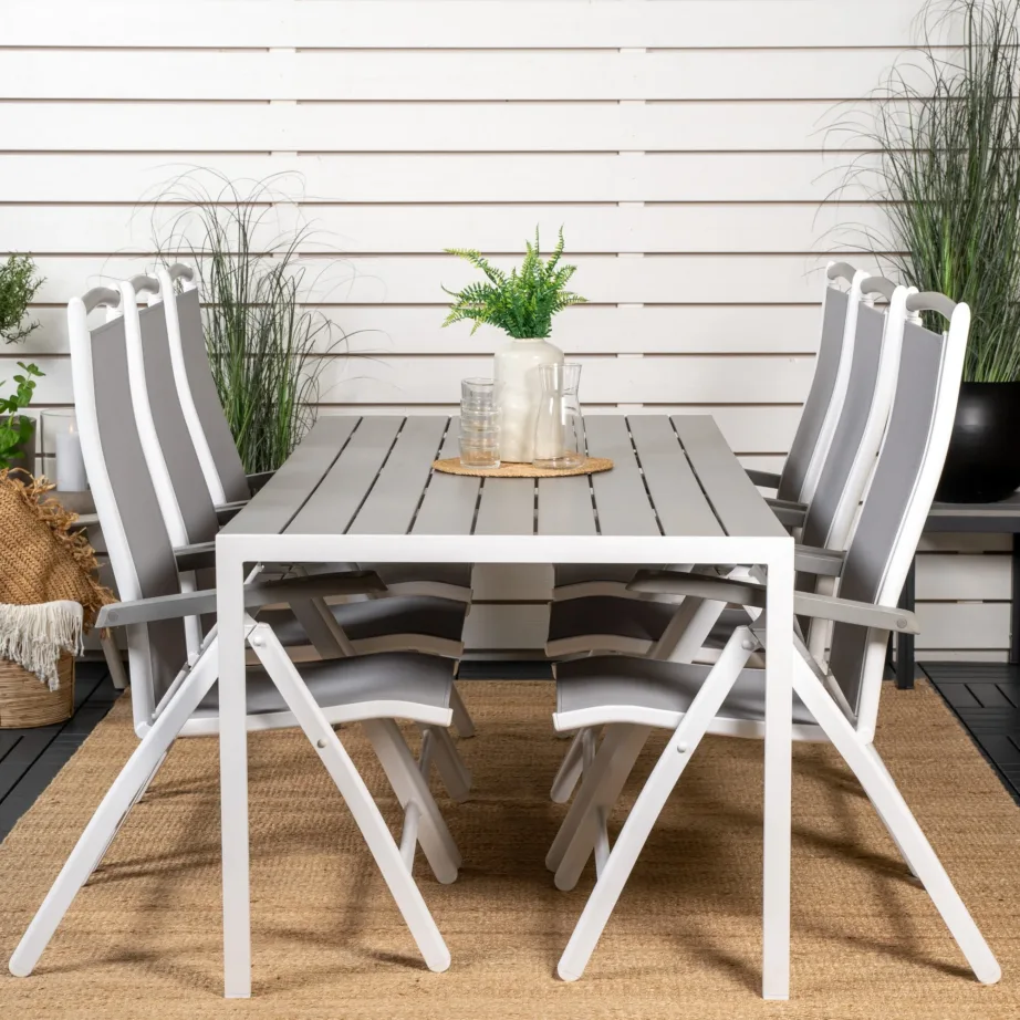 Alumiiniumist aia söögilaua komplekt Break, GR18744 – 6