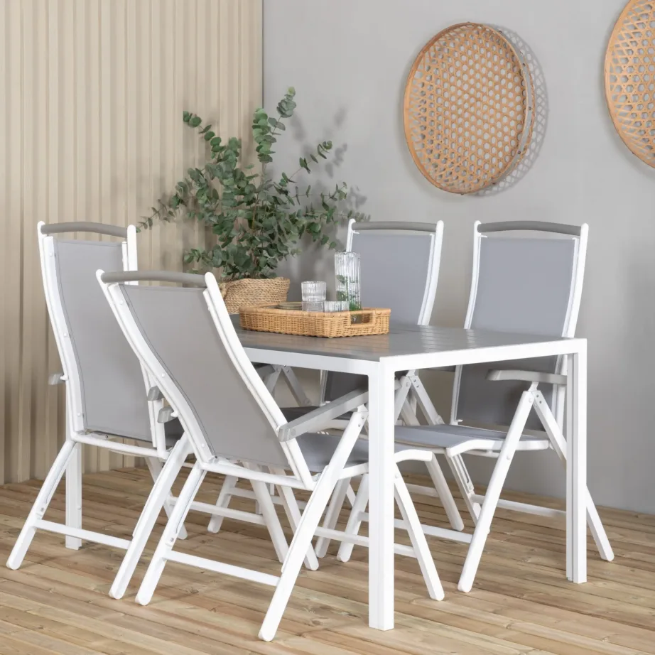 Alumiiniumist aia söögilaua komplekt Break Albany, 150×90, GR18314 – 7