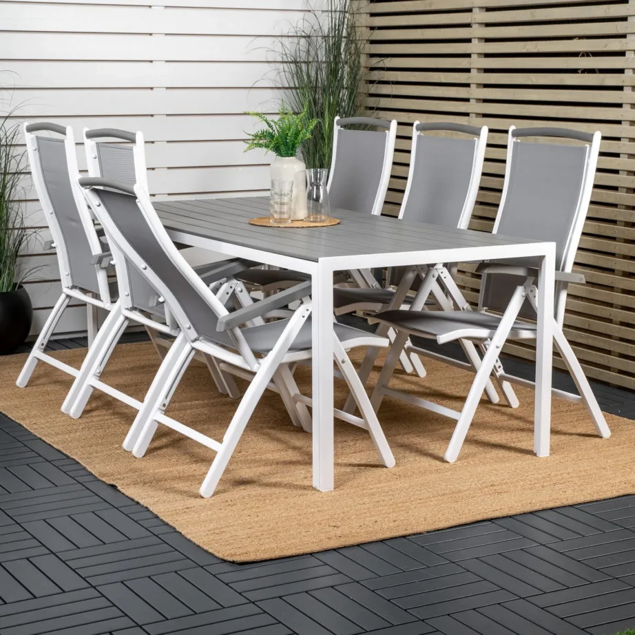 Alumiiniumist aia söögilaua komplekt Break, GR18744 – 8