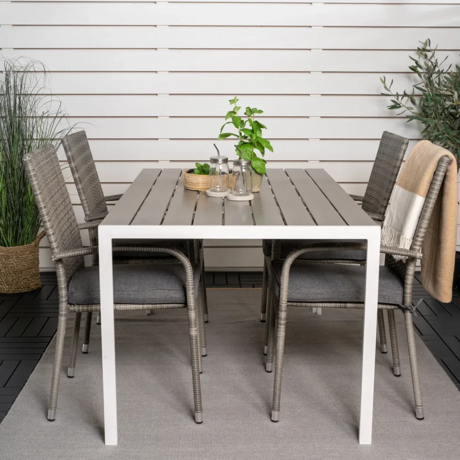 Alumiiniumist aia söögilaua komplekt Break Anna, GR18312 – 6