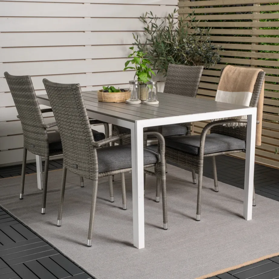 Alumiiniumist aia söögilaua komplekt Break Anna, GR18312 – 7