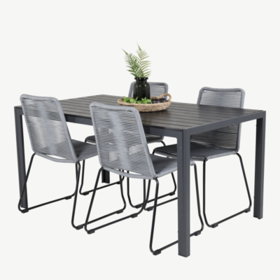 Alumiiniumist aia söögilaua komplekt Break/Lindos, GR18328 GR18328