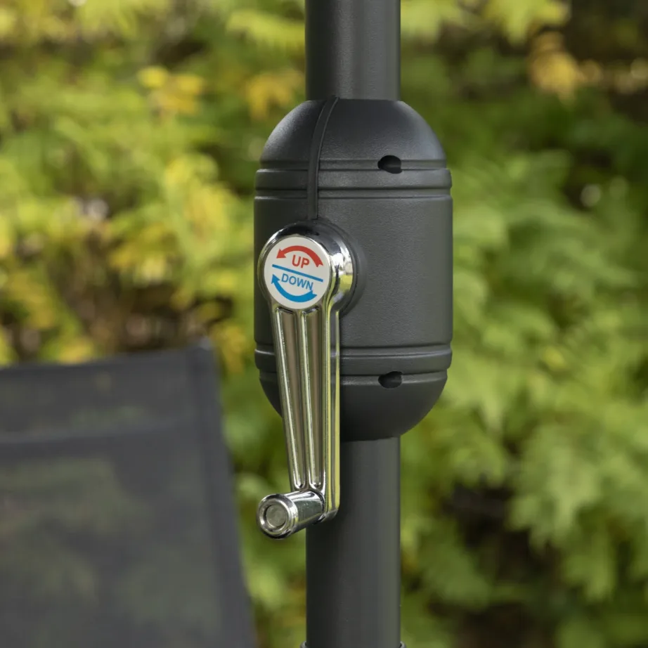 Aiamööbli komplekt, aialaud, 6 tooli ja päikesevari Brekki, 2051-408 – 7