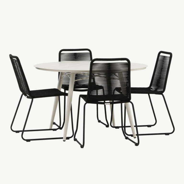Alumiiniumist aia söögilaua komplekt Lina/Lindos, 200x90, GR22738 GR22738