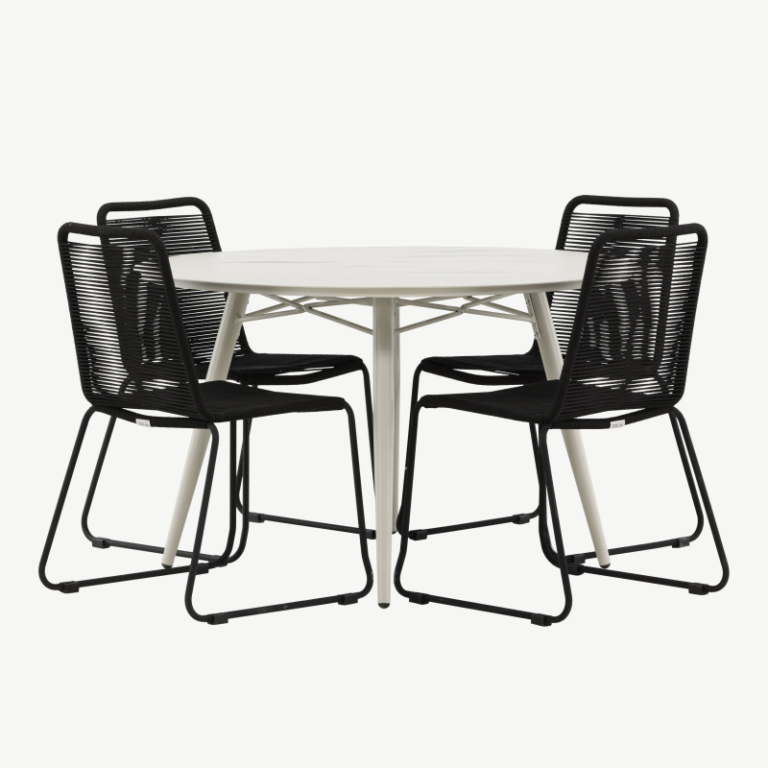 Alumiiniumist aia söögilaua komplekt Lina/Lindos, 200x90, GR22738 GR22738