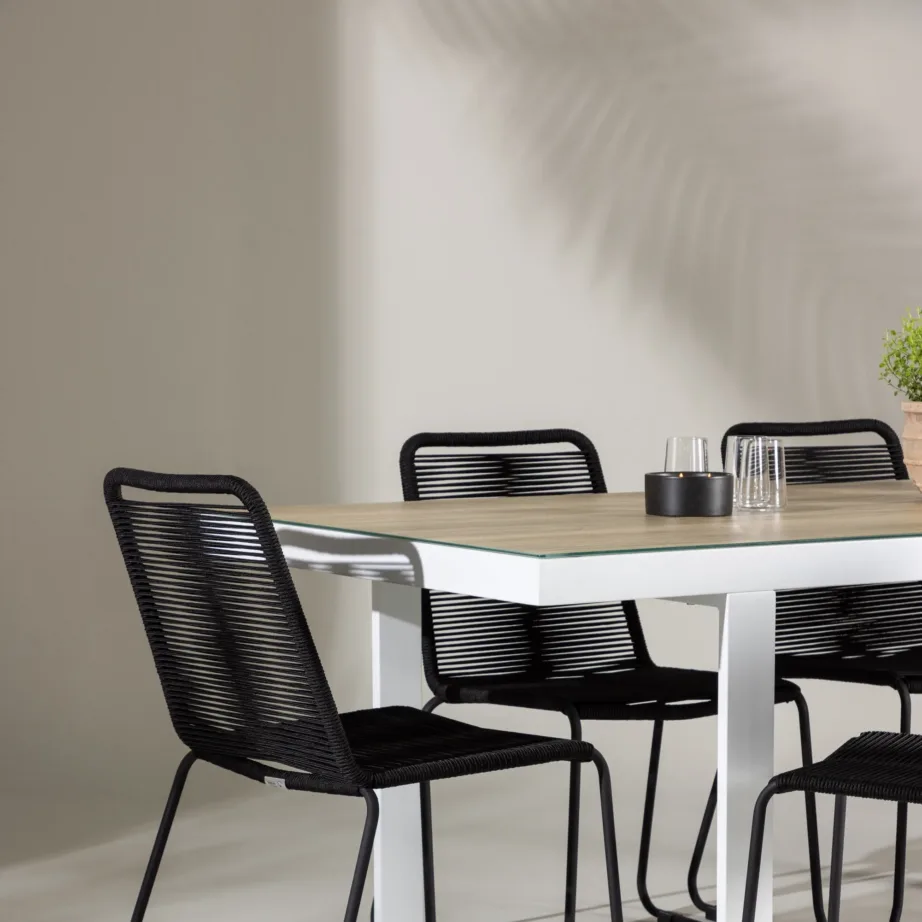 Alumiiniumist aia söögilaua komplekt Lindos/Merlo, GR24324 – 7