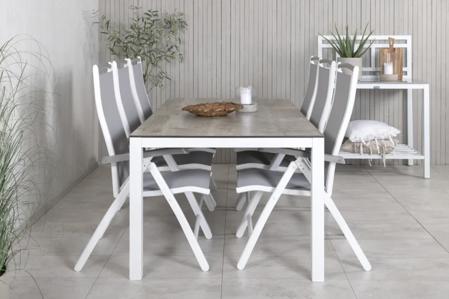 Alumiiniumist aia söögilaua komplekt Llama, GR18377 – 6