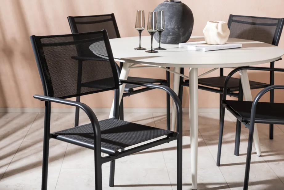 Alumiiniumist aia söögilaua komplekt Santorini, GR22741 – 9