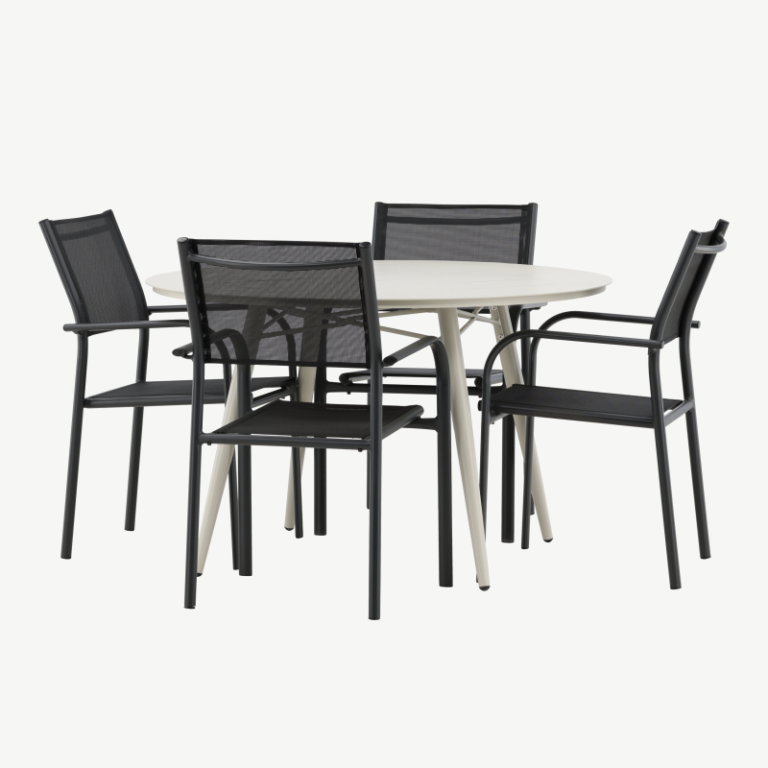 Alumiiniumist aia söögilaua komplekt Santorini, GR22741 GR22741