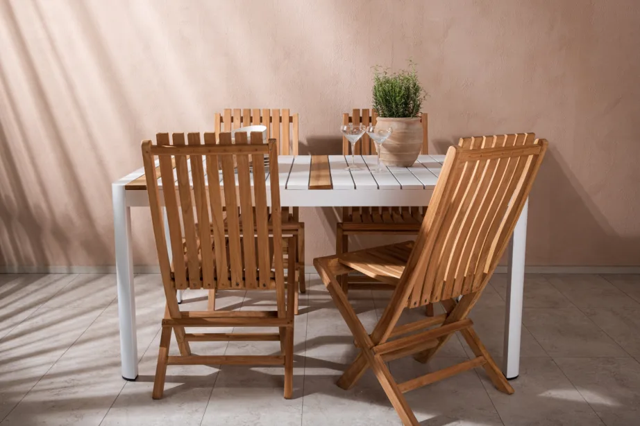 Alumiiniumist aia söögilaua komplekt Togo, GR22743 – 8