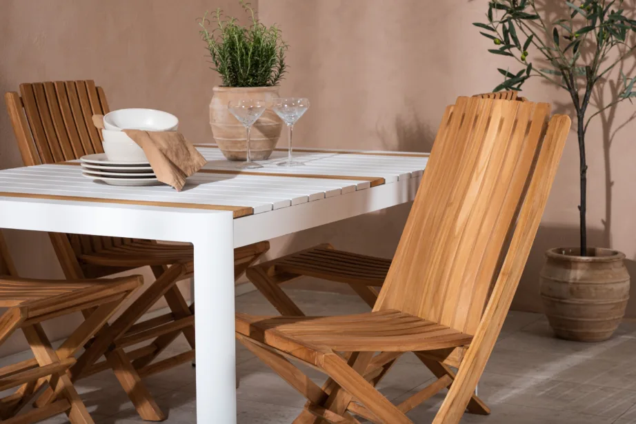 Alumiiniumist aia söögilaua komplekt Togo, GR22743 – 10