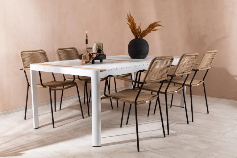 Alumiiniumist aia söögilaua komplekt Togo Lindos, GR22754 GR22754