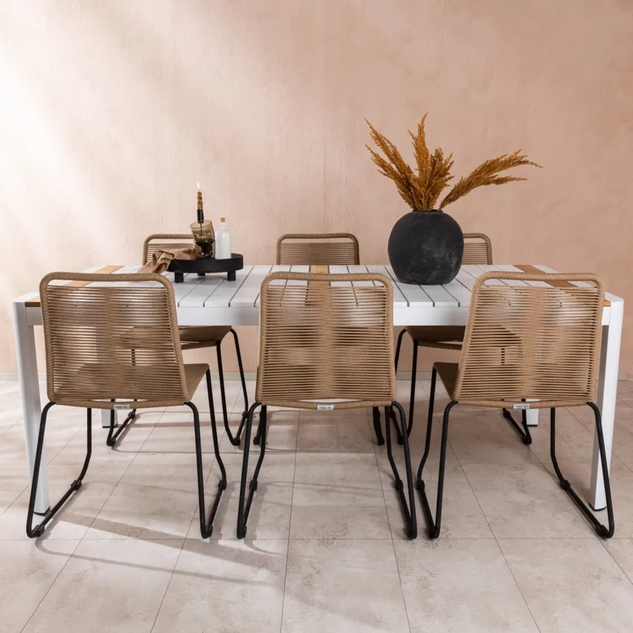 Alumiiniumist aia söögilaua komplekt Togo Lindos, GR22753 – 6