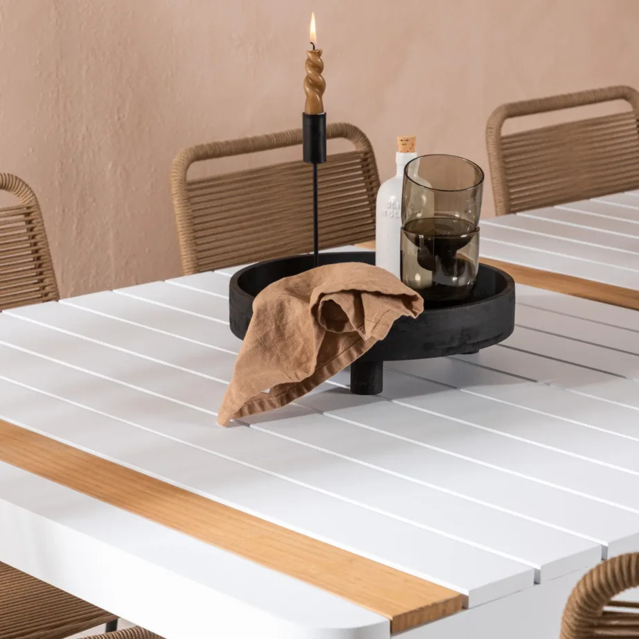 Alumiiniumist aia söögilaua komplekt Togo Lindos, GR22753 – 8