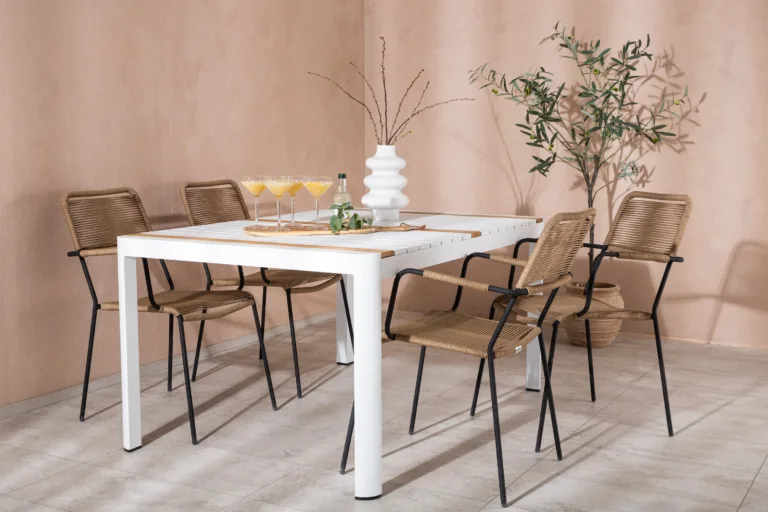 Alumiiniumist aia söögilaua komplekt Togo Lindos, GR22747 GR22747