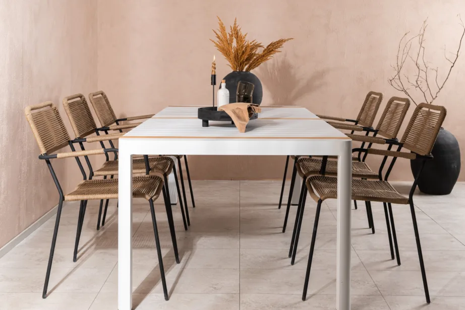 Alumiiniumist aia söögilaua komplekt Togo Lindos, GR22754 – 9