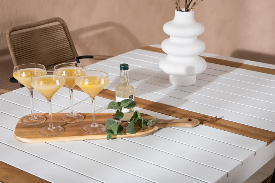 Alumiiniumist aia söögilaua komplekt Togo Lindos, GR22747 – 9