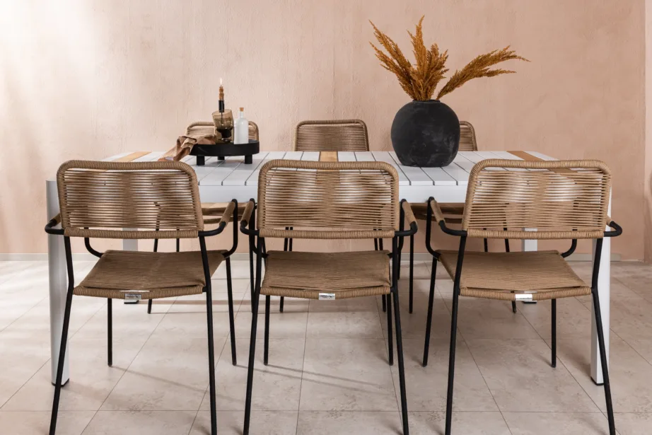 Alumiiniumist aia söögilaua komplekt Togo Lindos, GR22754 – 10