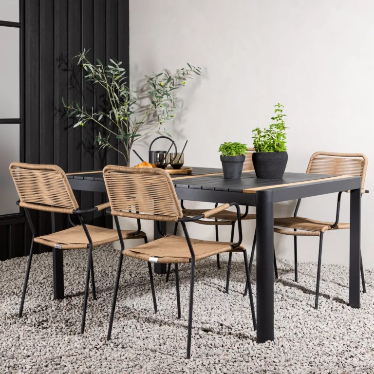 Alumiiniumist aia söögilaua komplekt Togo Lindos, GR22760 GR22760