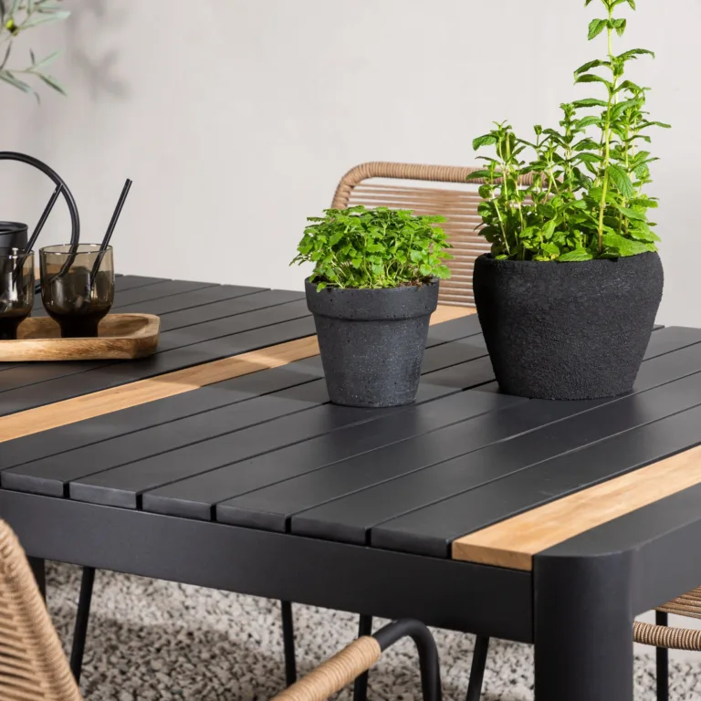 Alumiiniumist aia söögilaua komplekt Togo Lindos, GR22760 GR22760