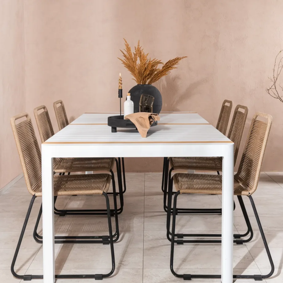 Alumiiniumist aia söögilaua komplekt Togo Lindos, GR22753 – 10