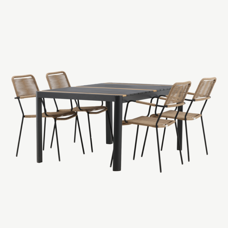Alumiiniumist aia söögilaua komplekt Togo Lindos, GR22760 GR22760