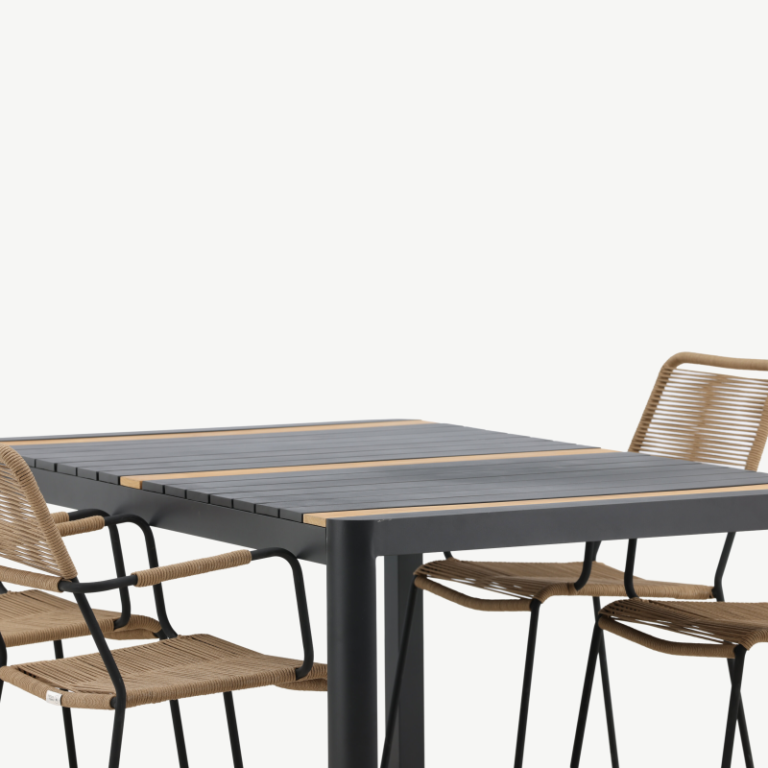 Alumiiniumist aia söögilaua komplekt Togo Lindos, GR22760 GR22760