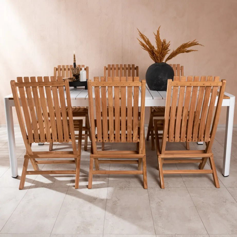 Alumiiniumist aia söögilaua komplekt Togo/Ghana, GR22750 – 6