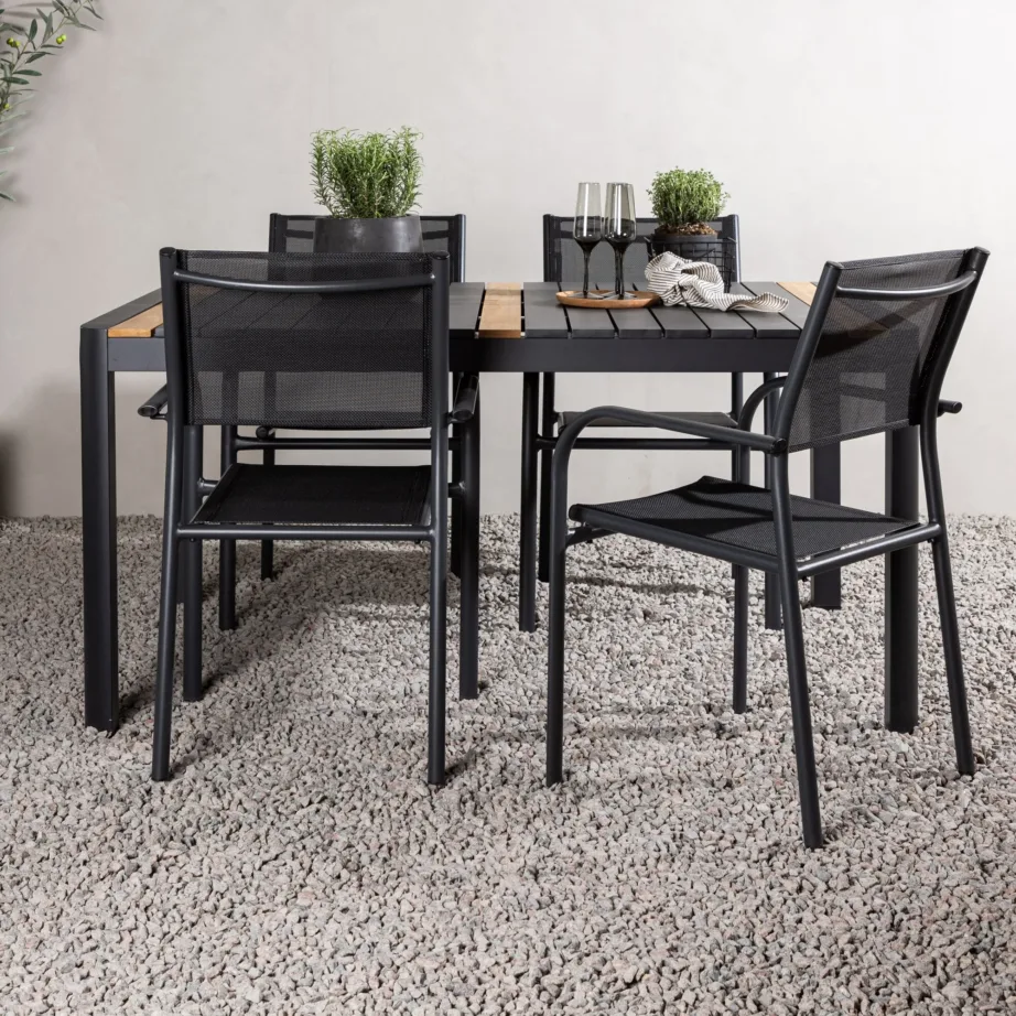 Alumiiniumist aia söögilaua komplekt Togo Santorini, GR22765 – 6