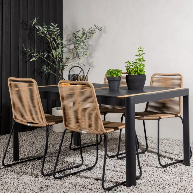 Alumiiniumist aia söögilaua komplekt Togo Lindos, GR22759 GR22759
