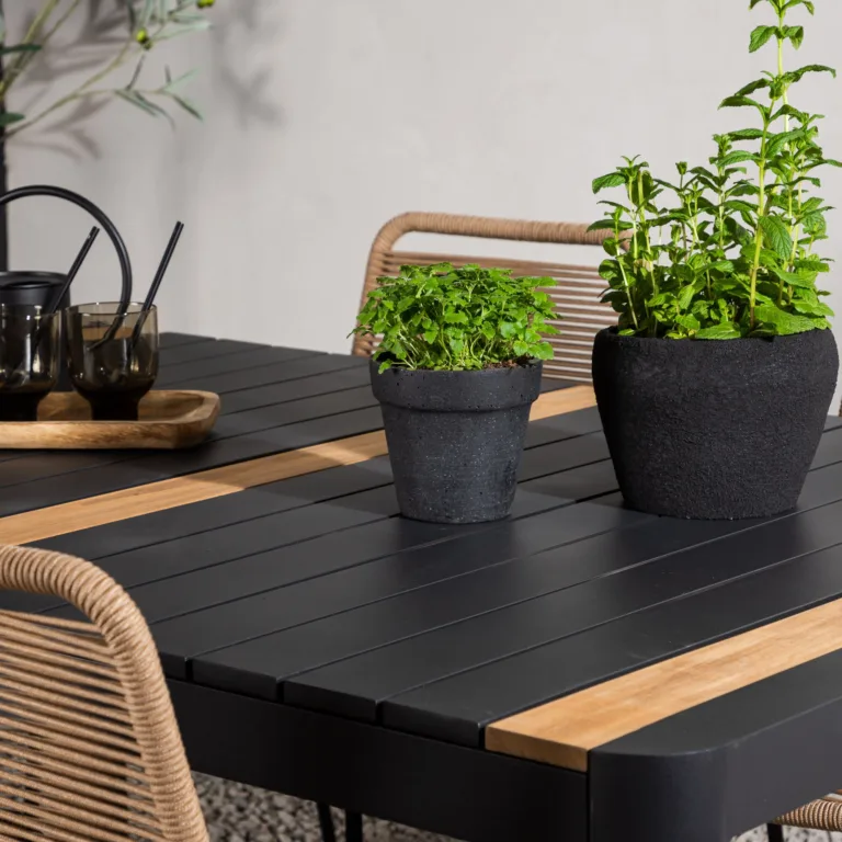 Alumiiniumist aia söögilaua komplekt Togo Lindos, GR22759 GR22759