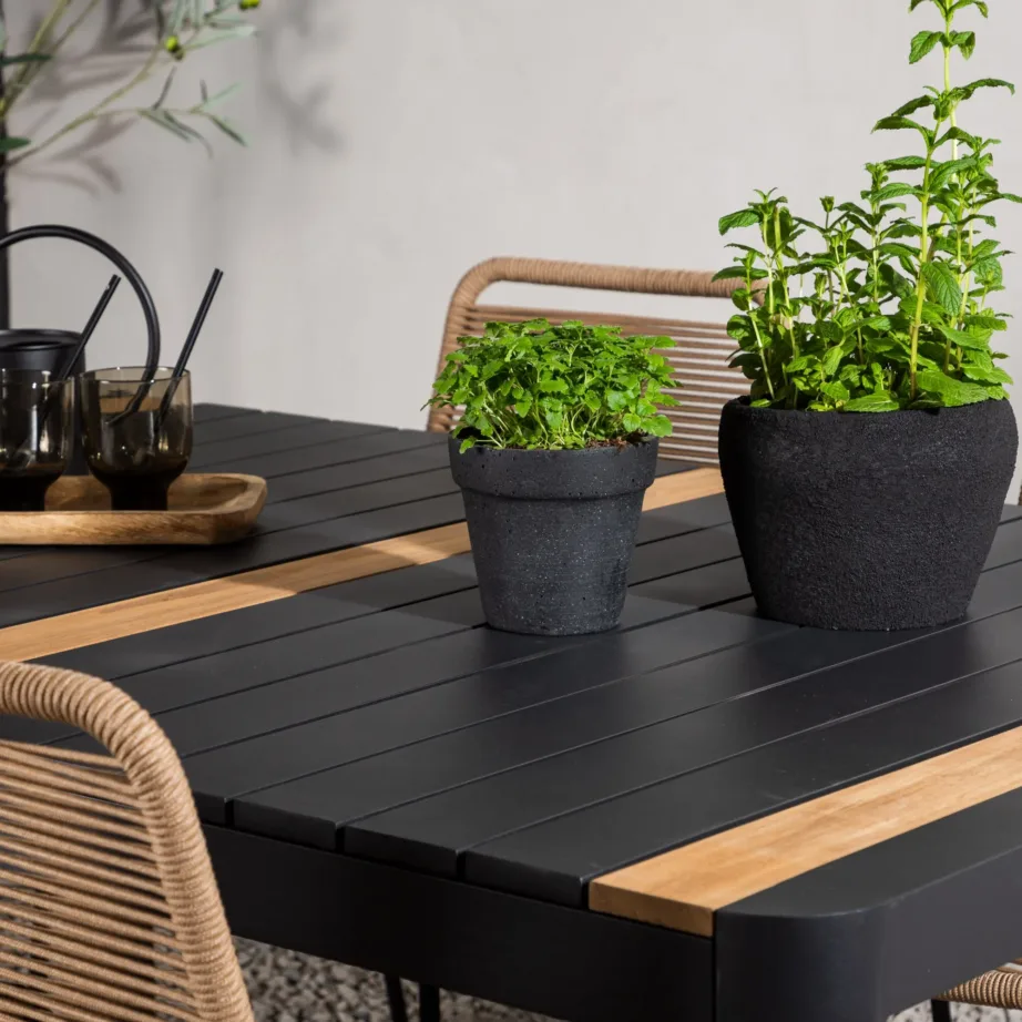 Alumiiniumist aia söögilaua komplekt Togo Lindos, GR22759 – 8