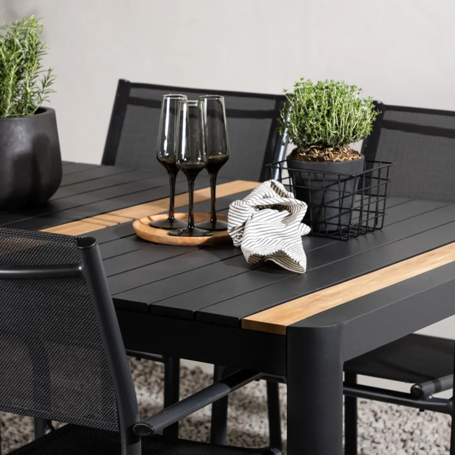 Alumiiniumist aia söögilaua komplekt Togo Santorini, GR22765 – 8