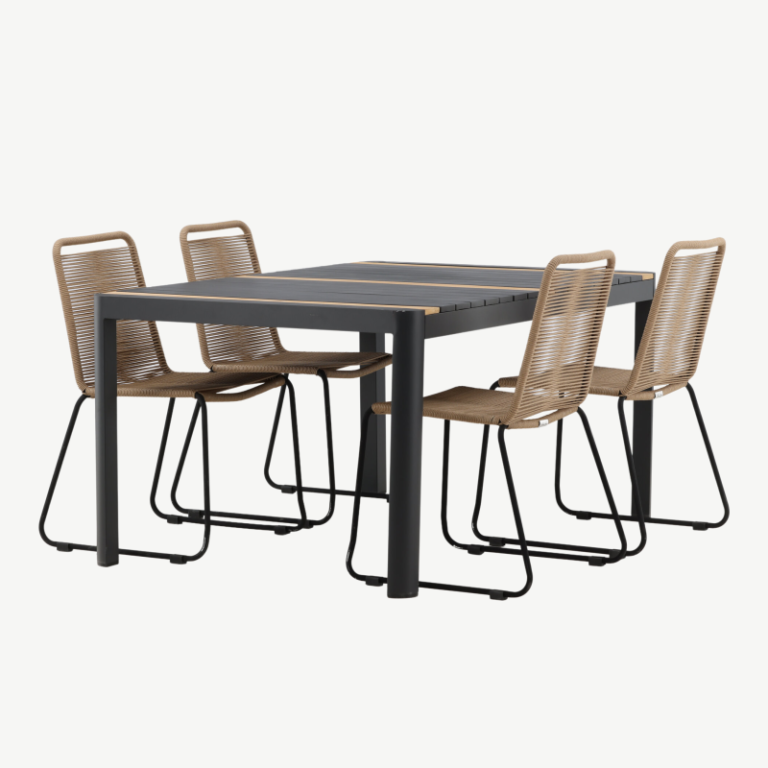 Alumiiniumist aia söögilaua komplekt Togo Lindos, GR22759 GR22759