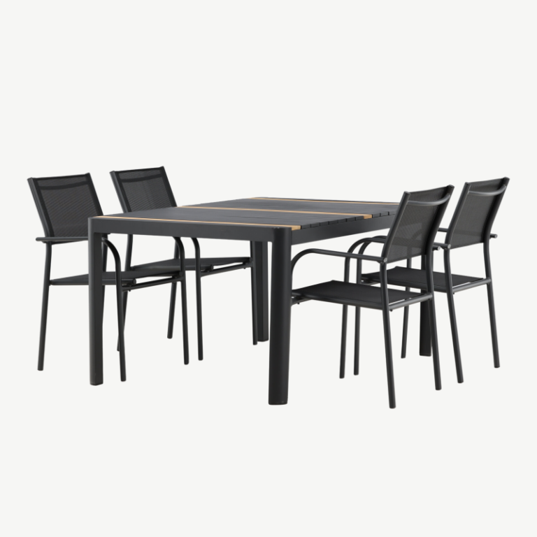 Alumiiniumist aia söögilaua komplekt Togo Santorini, GR22765 GR22765