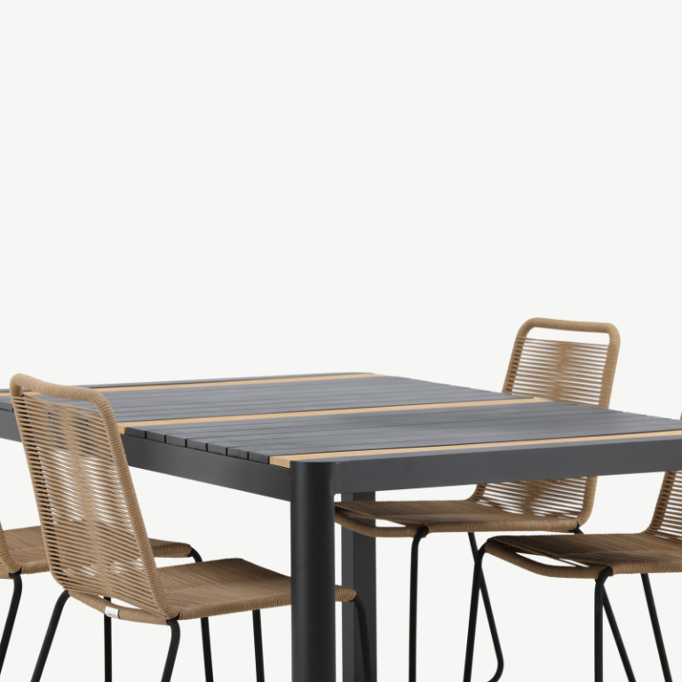 Alumiiniumist aia söögilaua komplekt Togo Lindos, GR22759 GR22759
