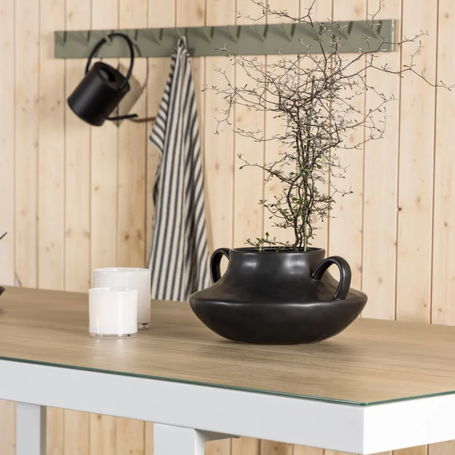 Alumiiniumist aia söögilaud Merlo, valge, 200×90, 6948-101 – 9