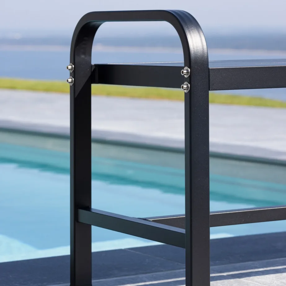 Alumiiniumist aiapink Cascais, must, 7171-100 – 8