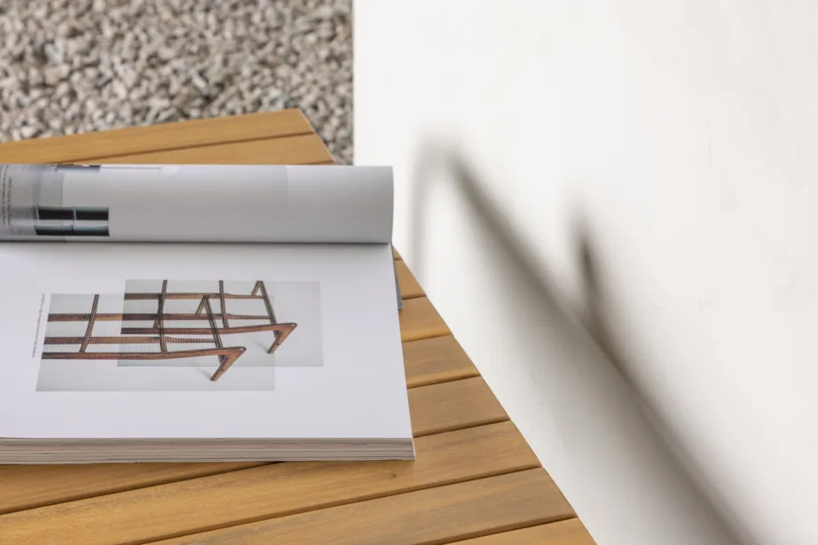 Alumiiniumist aiapink Holmbeck, must/naturaalne, 136x40x46, 6020-001 – 8