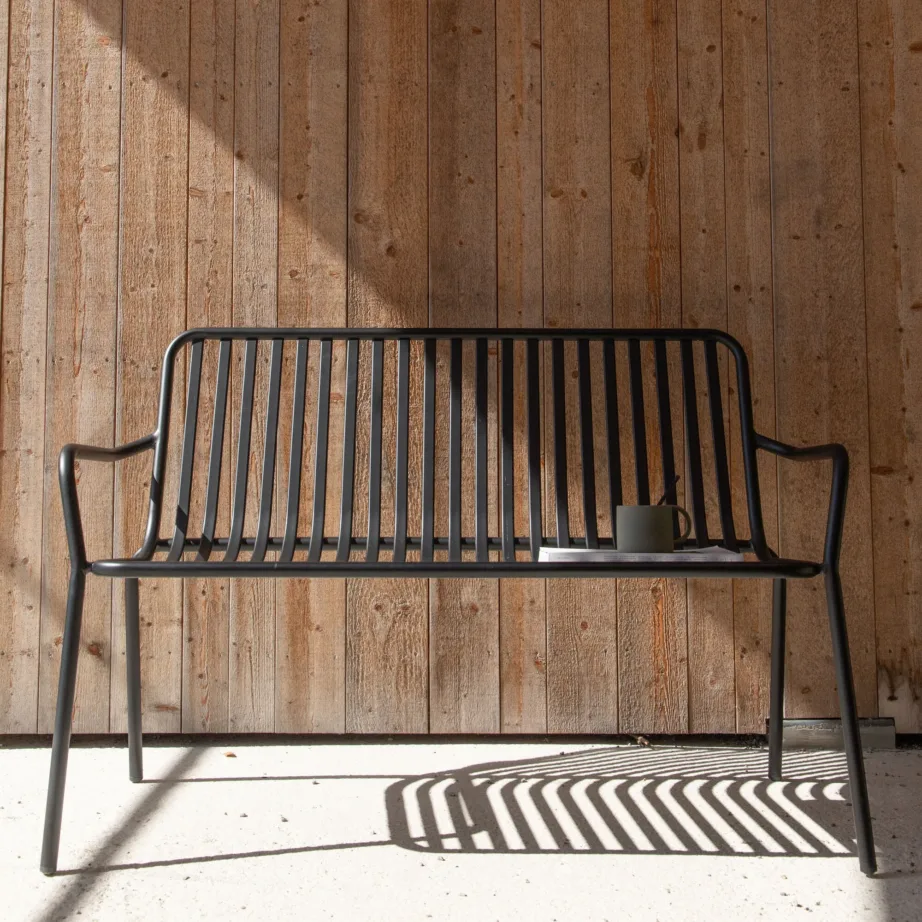 Alumiiniumist aiapink Peking, must, 136x62x87, 6098-001 – 7