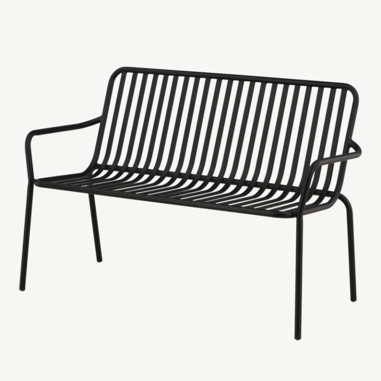 Alumiiniumist aiapink Peking, must, 136x62x87, 6098-001 6098-001
