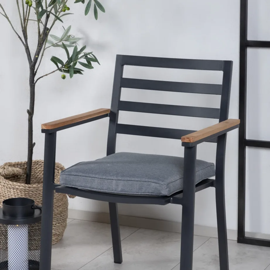 Alumiiniumist aiatool Brasilia, must/naturaalne, 6431-408 – 7