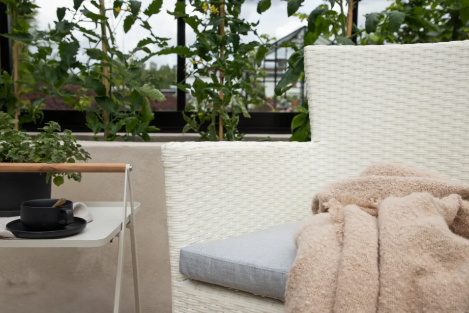 Alumiiniumist aiatool Malina, helehall/valge, 6011-010 – 6