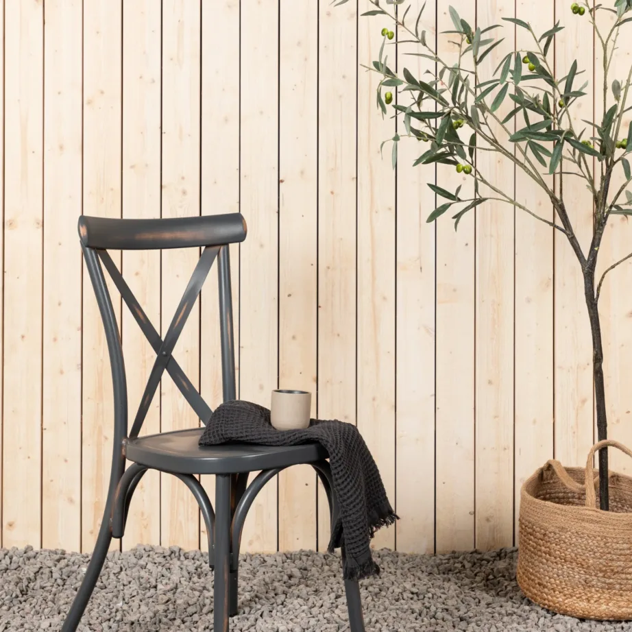 Alumiiniumist aiatool Tablas, tumehall, 48x48x88, 6100-001 – 6