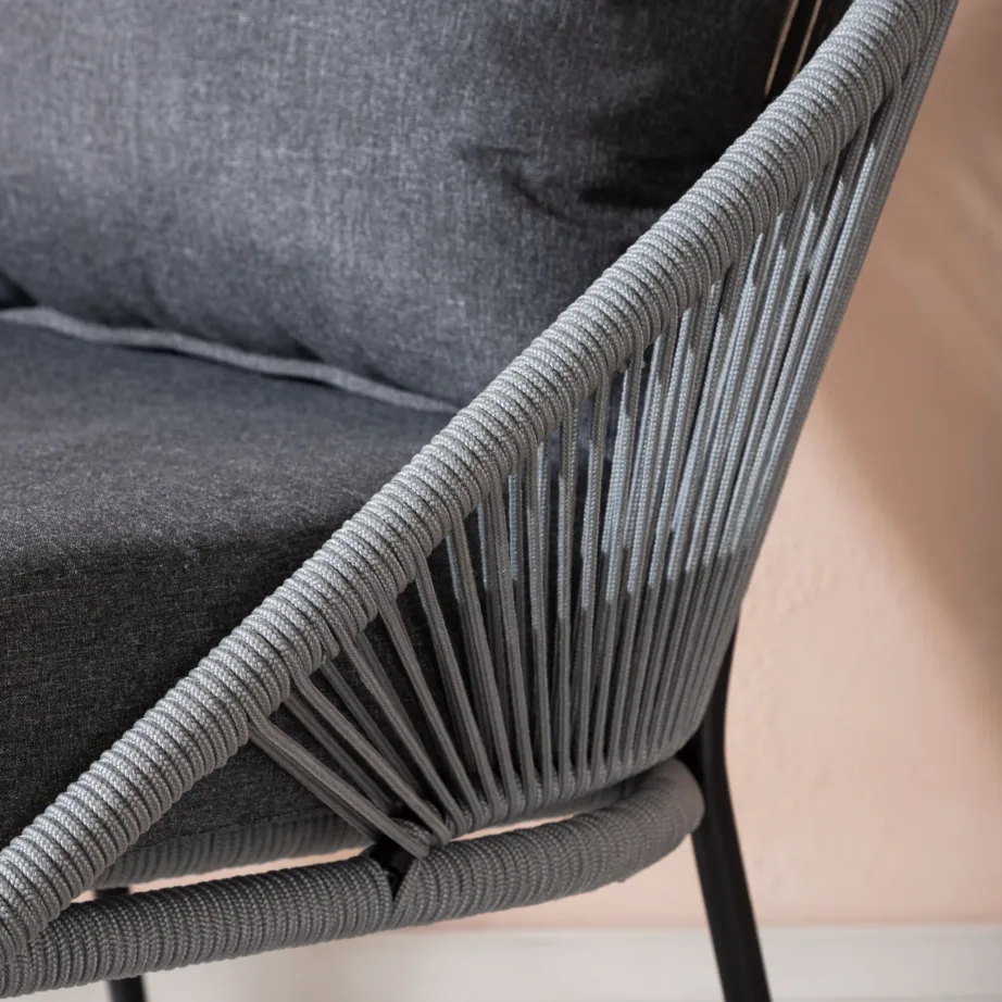 Alumiiniumist aiatugitool Lindos, must/hall, 9317-014 – 7