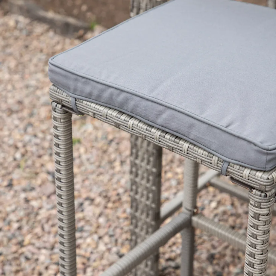 Alumiiniumist baaritool terrassile Alo, hall, 38x38x76, 6121-001 – 7